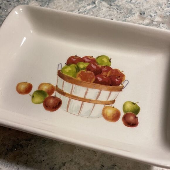 Harvest  Fall  Ceramic Trinket Tray - Picture 2 of 6